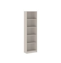 Meyvaser Librería Estantería con Cinco baldas en madera color Beige para salón 178,3x51,9x24,6 cm